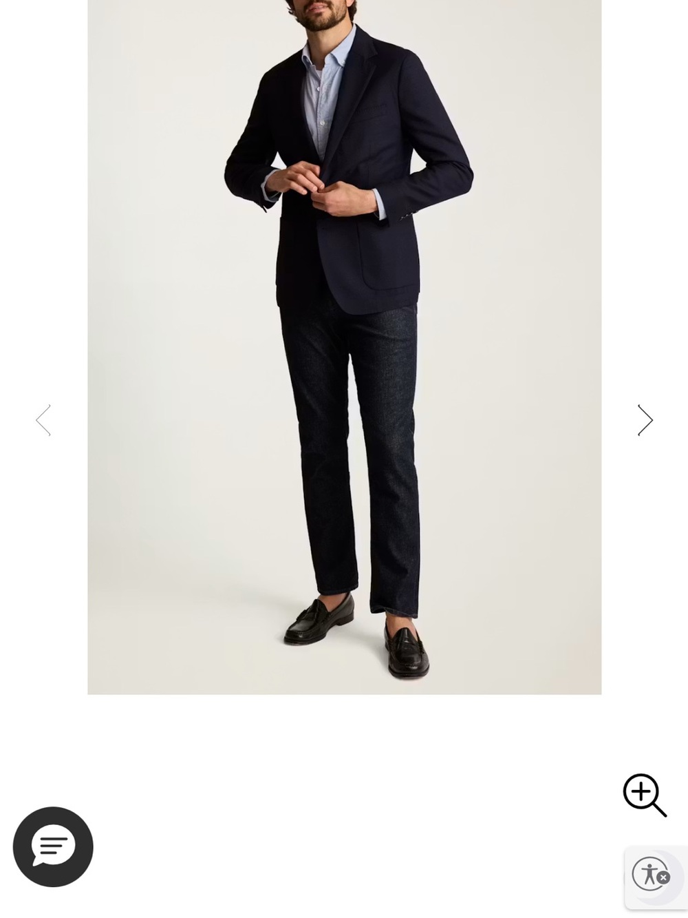 Bonobos Black Men's Two-Button Suit Jacket